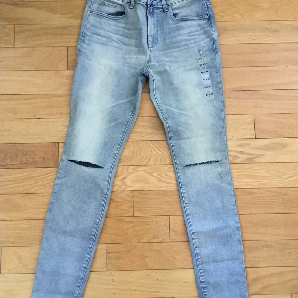 NWT Men’s Pacsun Stacked Skinny Style Ripped Jeans Size 30x32